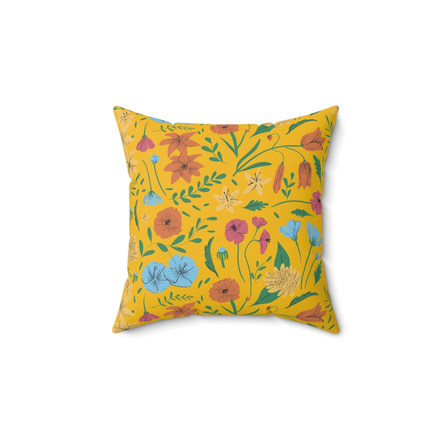 Vintage Spring Floral Pillow