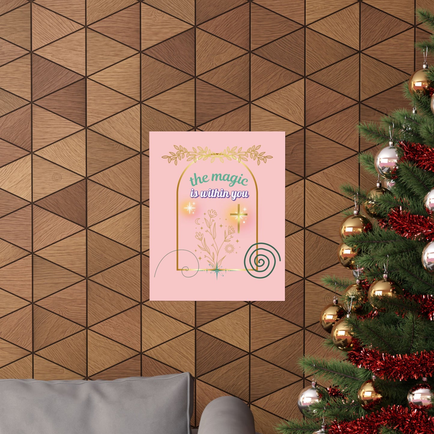 Magic Within You Poster, Inspirational Wall Art, Home Decor, Motivational Gift, Aesthetic Room Decor, Self-Love Decoration