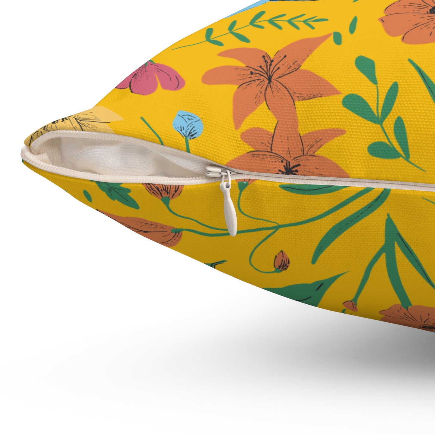 Vintage Spring Floral Pillow