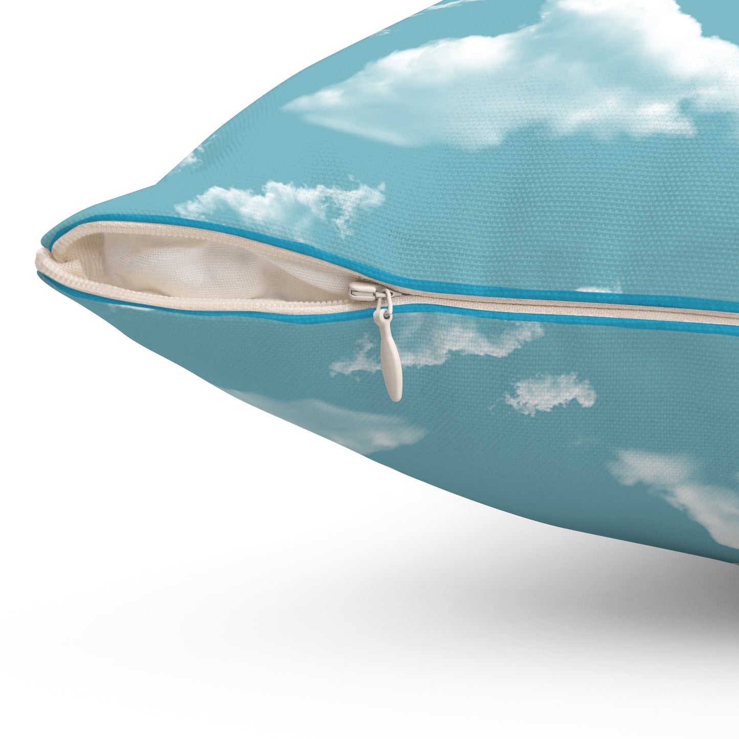 Blue Sky Clouds Pillow