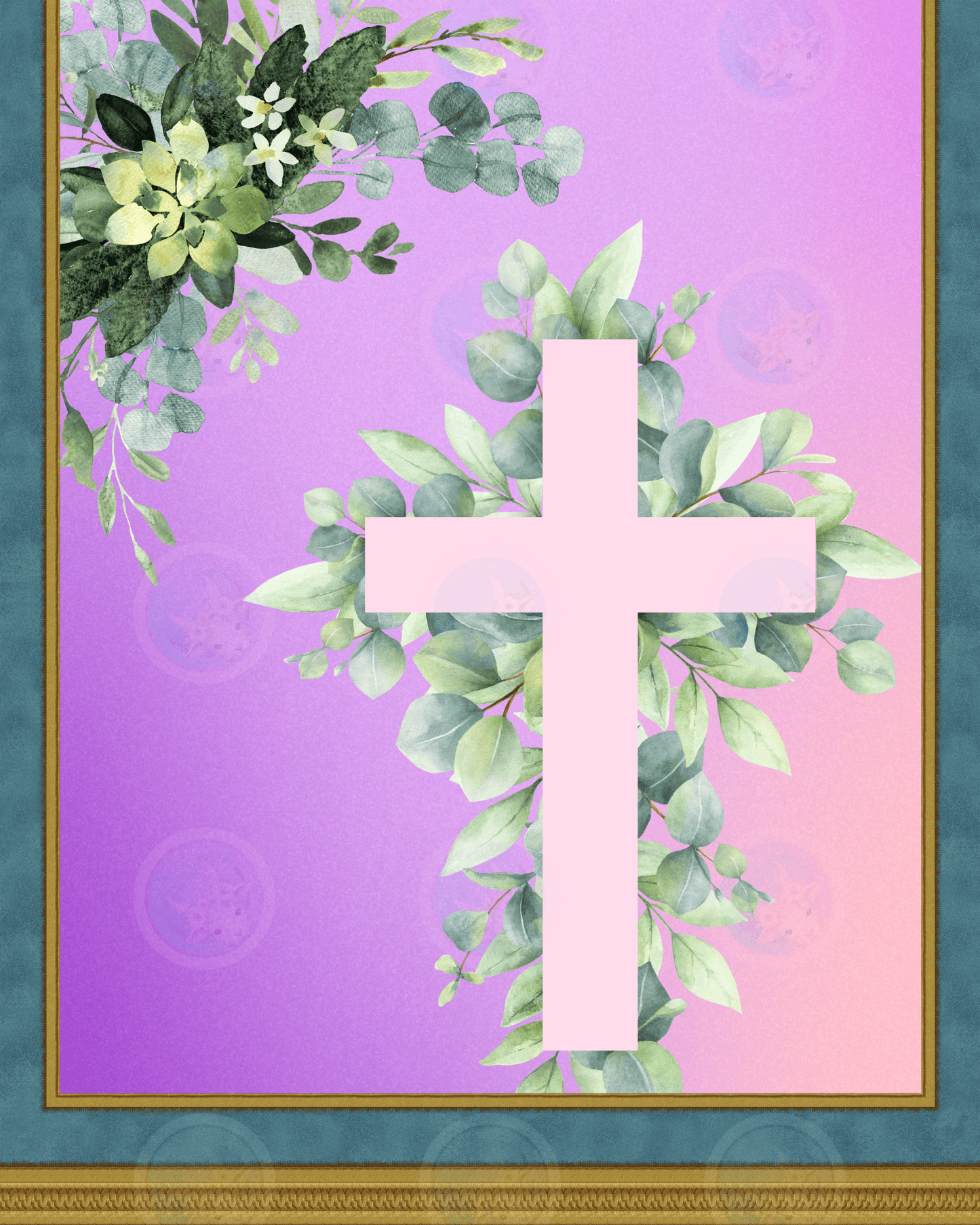 90s Cross Flashback - Digital Wall Art