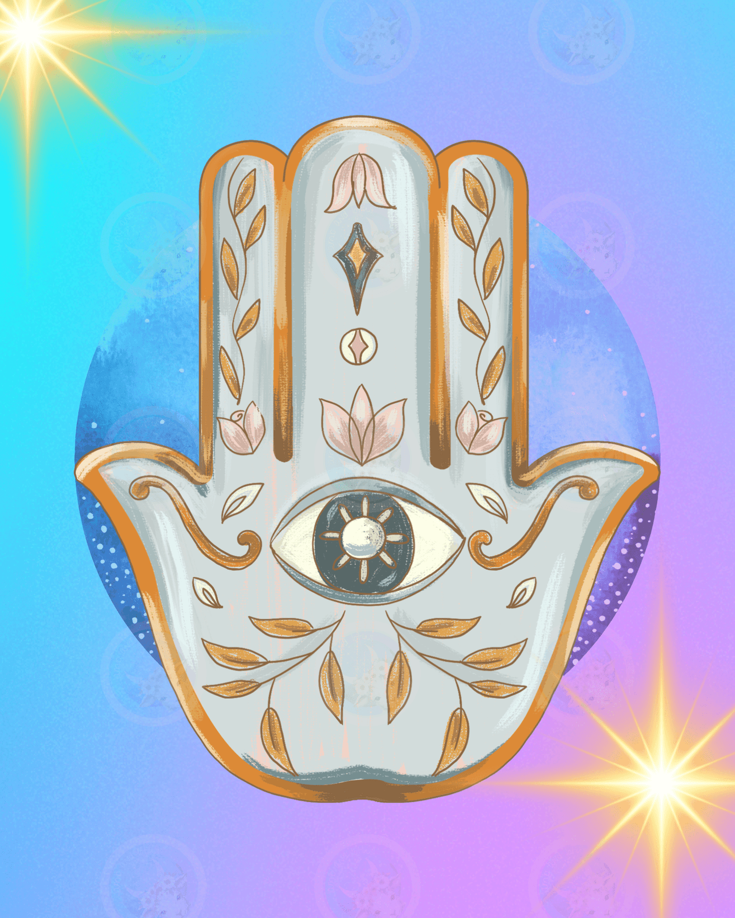 Hamsa Hand - Digital Wall Art 16x20