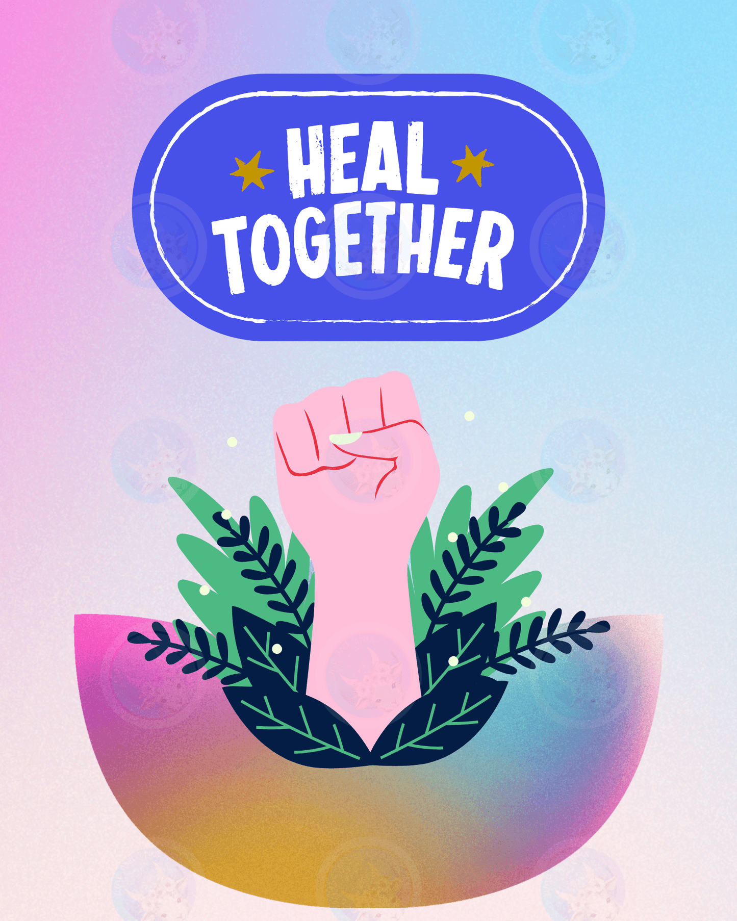 Heal Together - Digital Wall Art 16x20