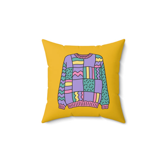Ugly Sweater Contest Pillow