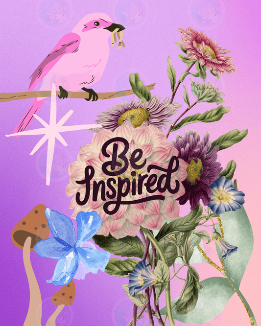 Be Inspired by Nature - Digital Scripture Print