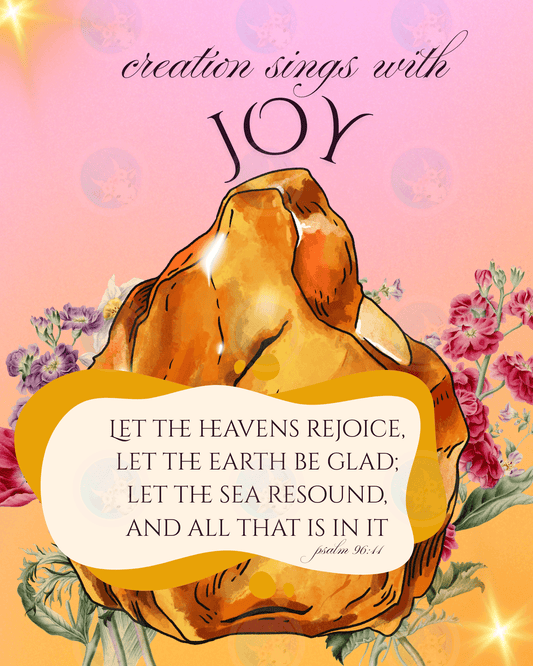 Creation Sings With Joy (Psalm 96:11) - Digital Wall Art 16x20