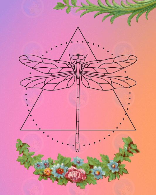 Dragonfly in Nature - Digital Wall Art 16x20
