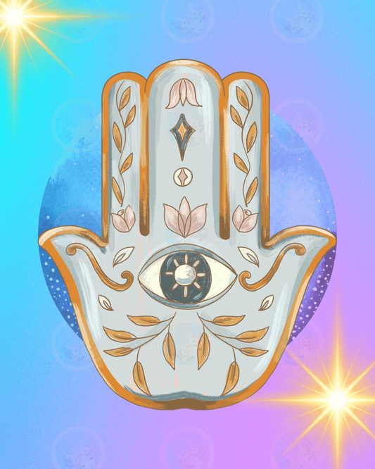 Hamsa Hand - Digital Wall Art 16x20