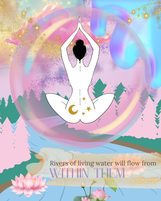 Vibration – Rivers of Living Water (John 7:38) – Woman Above River