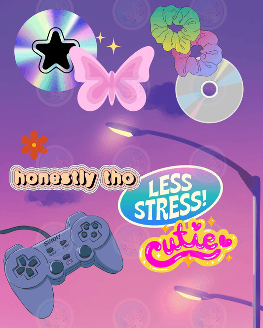 Honestly Less Stress - Digital Wall Art 16x20