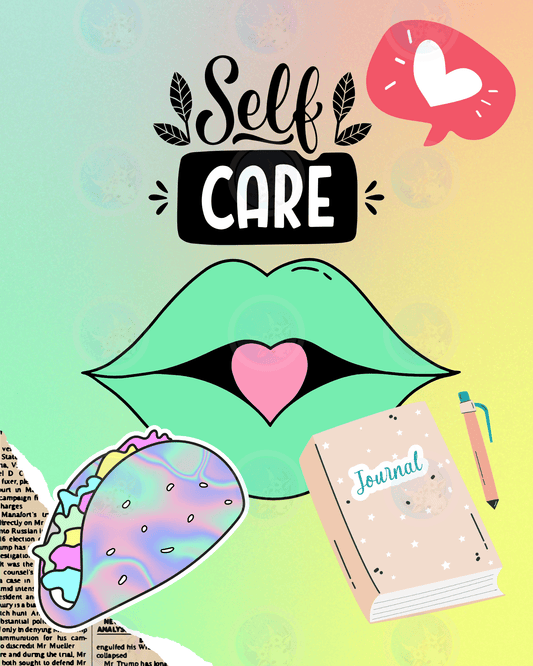 Self-Care Journal - Digital Wall Art 16x20