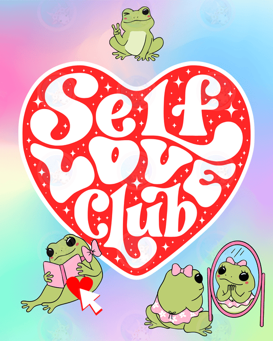 Self-Love Frog - Digital Wall Art 16x20
