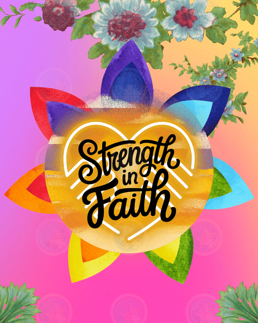 Strength in Faith - Digital Wall Art 16x20