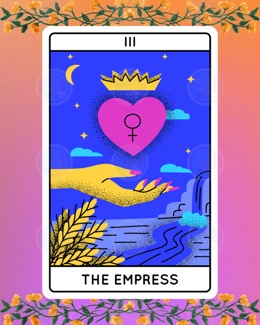 The Empress Card - Digital Wall Art 16x20